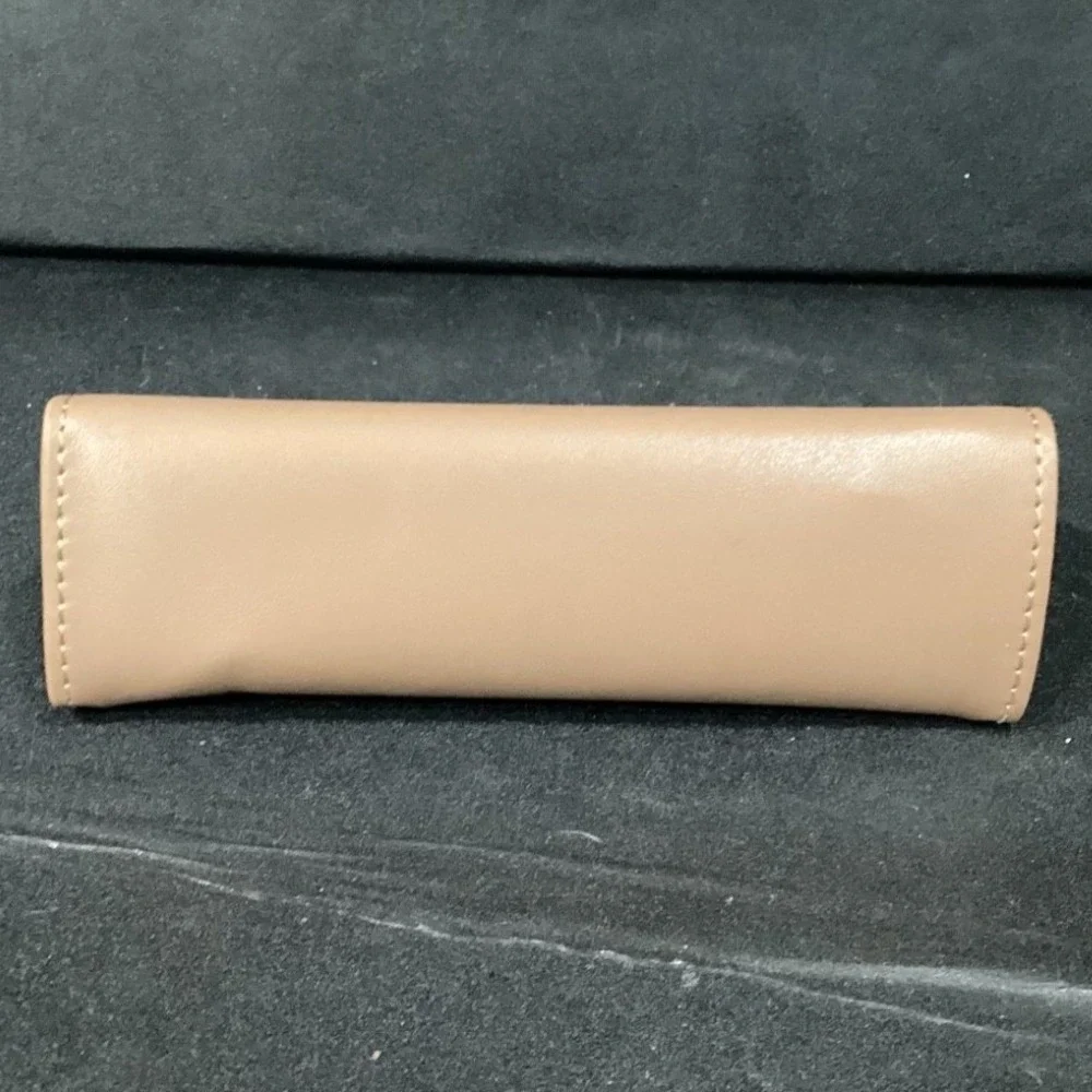 Burberry London England Tan Beige Foldable Eyewear Case‎ with Cleaning Cloth